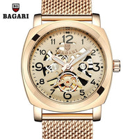 Fashion Hollow Golden Quartz Men's Watch Luxury Brand Stainless Steel Wrist Watch Men Clock Male Watch relogio masculino