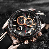 LIGE Mens Watches Top Brand Luxury Quartz