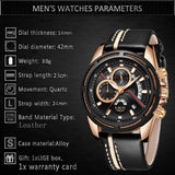 LIGE Mens Watches Top Brand Luxury Quartz