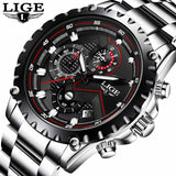 LIGE Watch Men's Fashion Sport