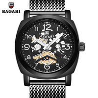 Fashion Hollow Golden Quartz Men's Watch Luxury Brand Stainless Steel Wrist Watch Men Clock Male Watch relogio masculino